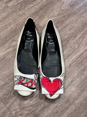 Roger Vivier Limited Edition Love Flat Shoes